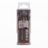 Bosch 7mm HSS-G Drill Bits for Metal 69mm Working Length (10pk) 2608595070