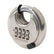 Silverline 70mm Stainless Steel Combination Disc Padlock 4-Digit 926157