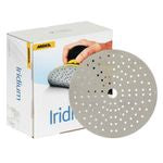 Mirka 246CH09925 IRIDIUM 150mm Sanding Discs 121 Hole 240G Pack of 100