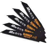 DeWalt 228mm 6TPI Wood & Nail Reciprocating Blades DT2307L-QZ Pack of 5