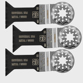 Fein 63502223220 Starlock 55 x 44 mm E-Cut Universal Saw Blade Pack of 3