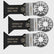 Fein 63502223220 Starlock 55 x 44 mm E-Cut Universal Saw Blade Pack of 3
