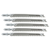 DeWalt DT2057 116mm Jigsaw Blades Progressor Tooth Pack of 5