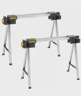 DeWalt DWST1-75676 Folding Full Metal Sawhorse Twin Pack 1-75676