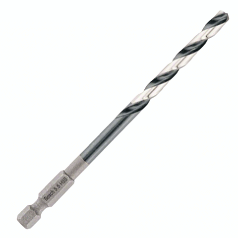 Bosch Impact Control Hex Shank Multi-Material Twist Drill Bit 5.5mm x 57mm 2608577057