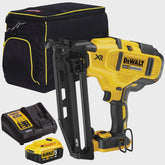 DeWalt DCN660N 18V Brushless Second Fix Nailer with 1 x 5.0Ah Battery Charger & 20" Bag