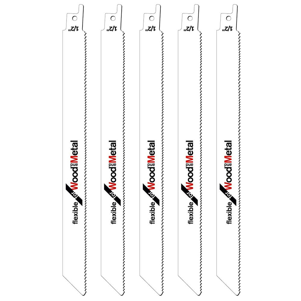 Bosch 225mm Sabre Saw Blades For Metal & Wood S1122VF Pack of 5