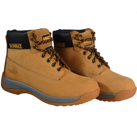 Dewalt DEWAPPRENT8 Apprentice Hiker Wheat Nubuck Boots UK 8 EUR 42