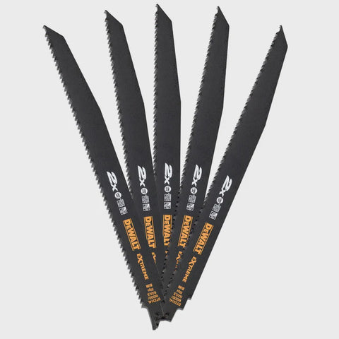 Dewalt 305mm 6TPI Wood & Nail Reciprocating Blades DT2314L-QZ Pack of 5