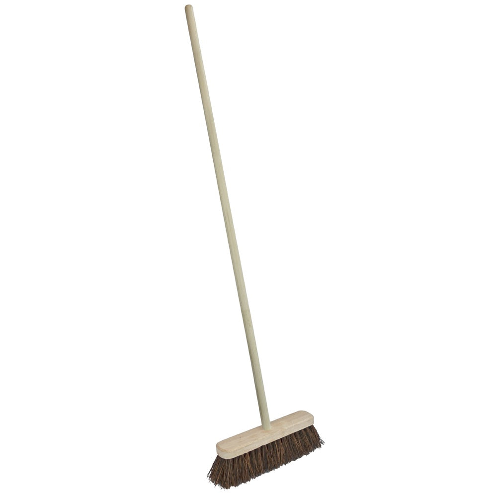 Faithfull 300mm (12in) Broom Bassine Head with 1.22m (48in) Handle FAIBRBASS12H