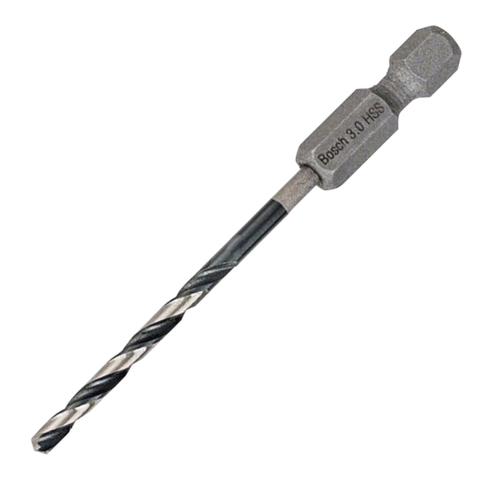 Bosch Impact Control Hex Shank Multi-Material Twist Drill Bit 3mm x 33mm 2608577566