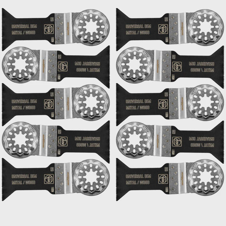Fein 63502223240 Starlock 55 x 44 mm E-Cut Universal Saw Blade Pack of 10
