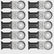 Fein 63502160240 Starlock 50 x 35 mm E-Cut Long-Life Saw Blade Pack of 10