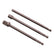 Amtech I5705 3pc 150mm Long Impact Drill Bit Socket Adapter Set Hex Extension Bar 1/4" 3/8" 1/2"