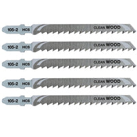 DeWalt 100mm HCS Wood Cutting Jigsaw Blades DT2164-QZ Pack of 5