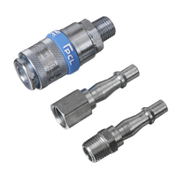 Sealey AC60 PCL Air Tool Coupling Kit 1/4"BSP 3pc