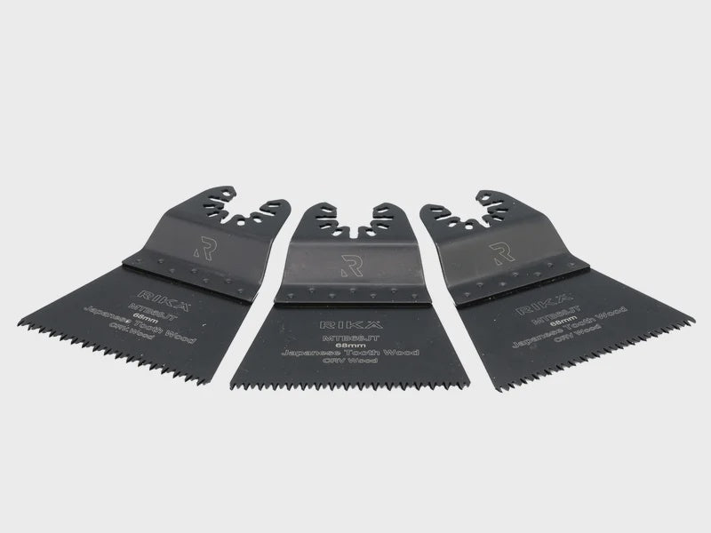 RIKA MTB68JT 68mm Japanese Tooth Multi Tool Saw Blade 3pk