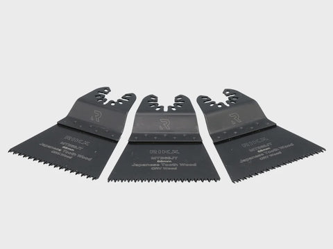 RIKA MTB68JT 68mm Japanese Tooth Multi Tool Saw Blade 3pk