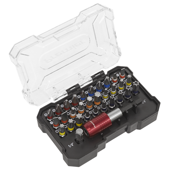 Sealey AK2110 Colour-Coded Bit Set 32Pc