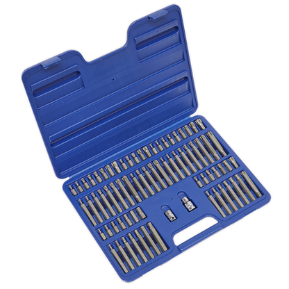 Sealey TRX-Star/Security TRX-Star/Hex/Ribe/Spline Bit Set 3/8" & 1/2"Sq Drive 74pc AK21974