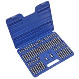 Sealey TRX-Star/Security TRX-Star/Hex/Ribe/Spline Bit Set 3/8" & 1/2"Sq Drive 74pc AK21974