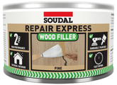Soudal REPAIR EXPRESS WOOD 2 PART HP FILLER High Performance Polyester Resin Wood Filler Pine 500g 167239