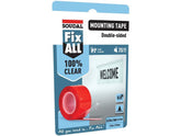 Soudal 1.5M x 19mm Fix ALL® 100% CLEAR MOUNTING TAPE Fix ALL Double Sided Adhesive Tape Clear 155514