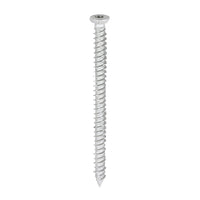 Timco 7.5 x 100mm Concrete Screw TX Flat Countersunk Exterior Silver 100TCONR