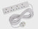 S.M.J Extension Lead 240V 4-Way 13A 5m SMJB4W5MP