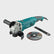 Makita GA5021/2 125mm Corded Angle Grinder 240V Heavy-Duty Grinder for Precision Cutting & Grinding