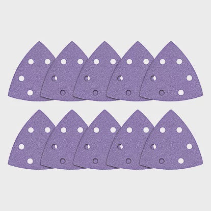 Trend Zirconium Delta Sanding Sheet 10 pc 93mm 60 grit AB/OSC/60Z