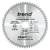 Trend Wood Cordless ATBR Circular Craft Thin Kerf Saw Blade 210mm x 30mm x 60T CSB/21060TC
