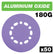 Trend Aluminium Oxide Random Orbital Sanding Disc 180 Grit 150mm 50pc AB/150/180A/B