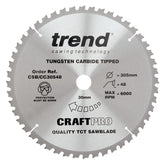 Trend Wood Mitre Saw Blade 305mm x 30mm x 48T CSB/CC30548