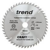 Trend Aluminium/Plastic Circular Saw Blade 250mm x 30mm x 84T CSB/AP25084