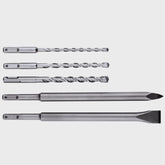 Metabo 5 Piece SDS-Plus Drill Bit & Chisel Set 630465000