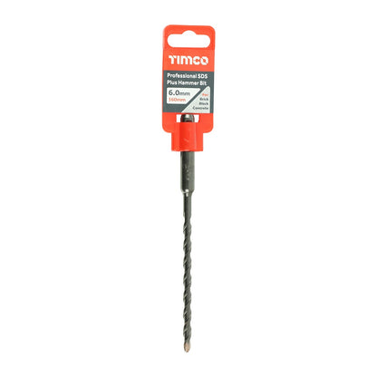 Timco 6.5 x 160mm Professional SDS Plus Hammer Bit High quality  AP65160