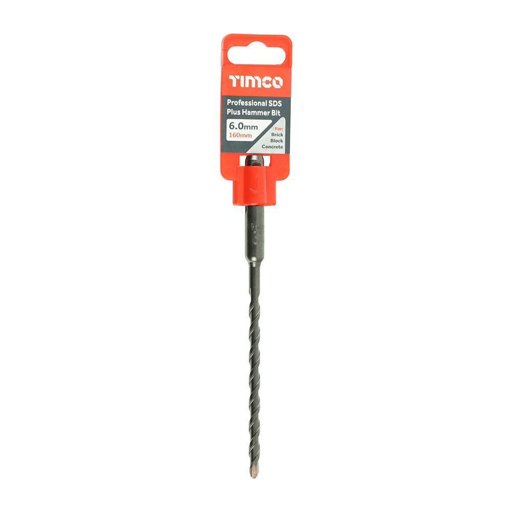 Timco 6.0 x 260mm Professional SDS Plus Hammer Bit High quality  AP6260