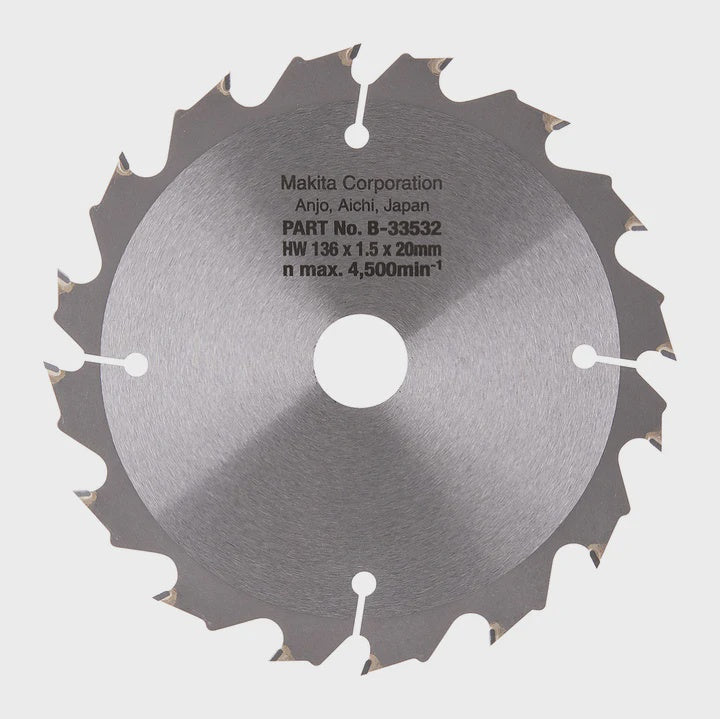 Makita 136mm 16T Wood Specialized Circular Saw Blade B-33532