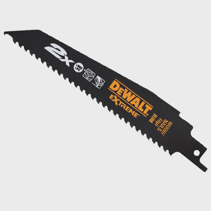 Dewalt 305mm 6TPI Wood & Nail Reciprocating Blades DT2314L-QZ Pack of 5