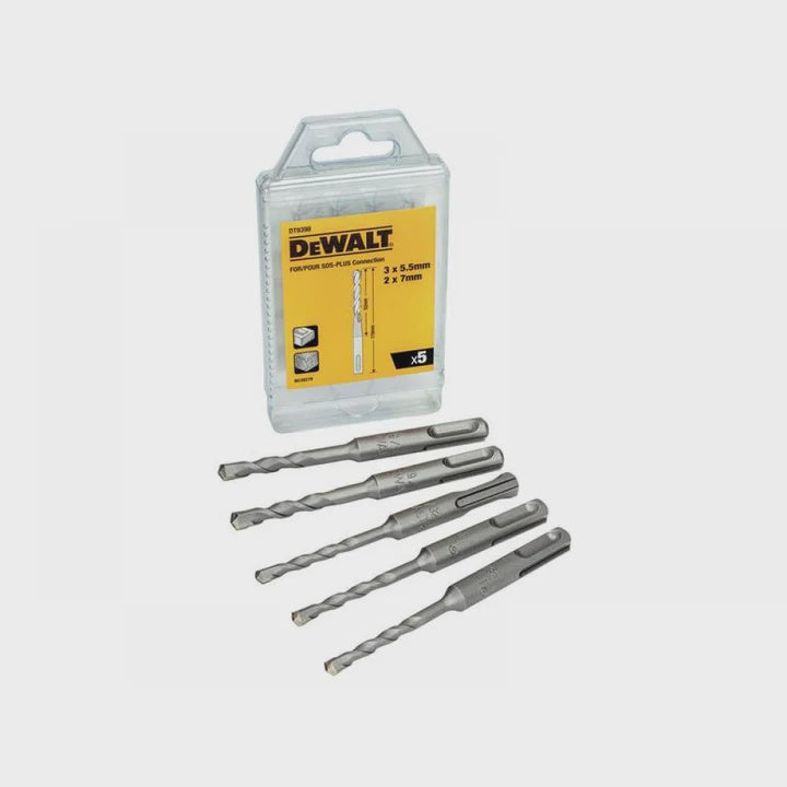 DeWalt SDS+ Drill Bit Set 5 Piece DT9398M-QZ