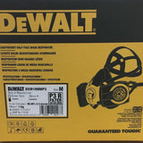 Dewalt DXIR1HMLP3 Lightweight Half Face Mask Respirator with P3 Filters - Size L
