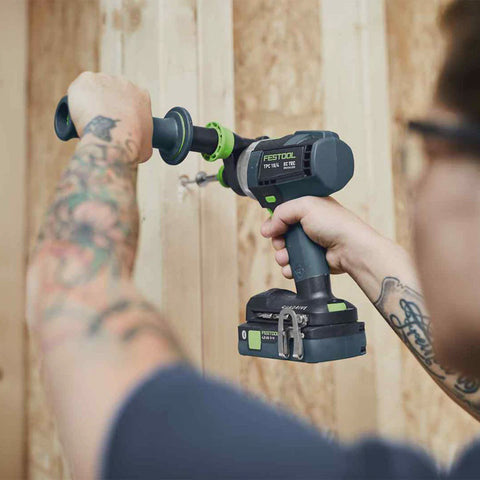 Festool 18V 3 Piece Brushless Power Tool Kit With 2 x 5.0Ah Battery, Rapid Charger 578029