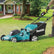 Makita DLM538CT2 36V LXT 530mm Lawn Mower with 2 x 5.0Ah Battery & Charger