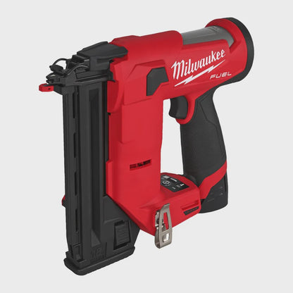 Milwaukee M12FCN18GS-0X 12V FUEL Brushless 18Ga Second Fix Straight Finishing Brad Nailer Body Only in Case 4933493354