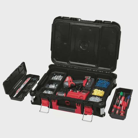 Milwaukee Packout Tool Box 4932464080 for Impact Wrench & Angle Grinder M18FPP2BD-502P