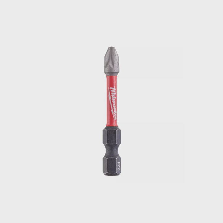 Milwaukee Shockwave PZ2 50mm Screwdriver Bits 10 Piece Set 4932472050