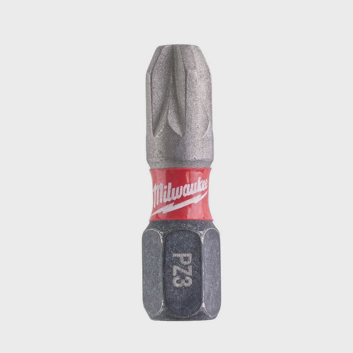 Milwaukee Shockwave PZ3 25mm Screwdriver Bits 25 Piece Set 4932472043