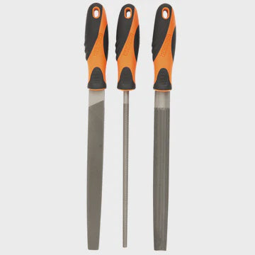 Kendo 200mm Steel File Set 3 piece