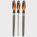 Kendo 200mm Steel File Set 3 piece